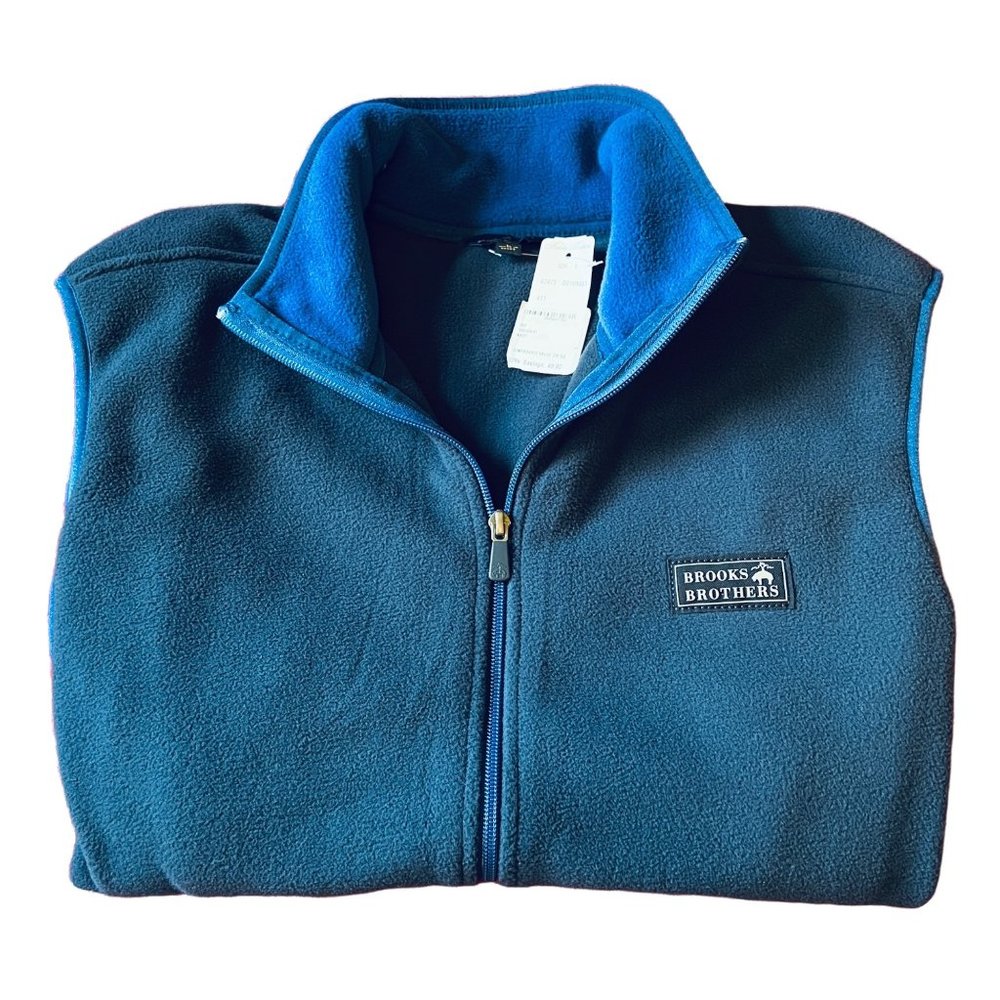 Brooks Brothers Fleece Vest Men's size L